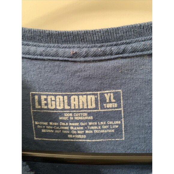 LEGOLAND Boys Graphic Short Sleeve T-Shirt "I'm Not Going Home Size Large Blue - Picture 3 of 6
